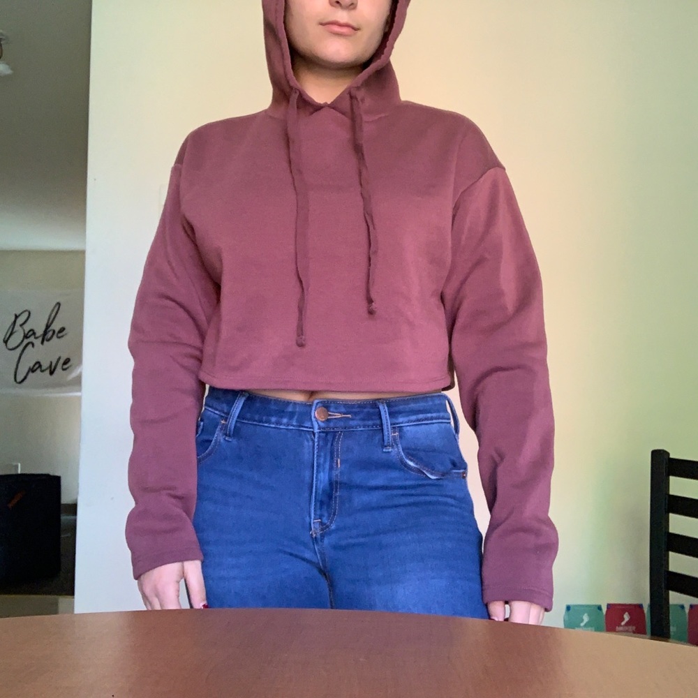 Cropped hoodie